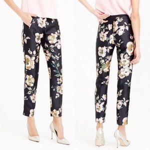 J. Crew Floral Cropped Pant